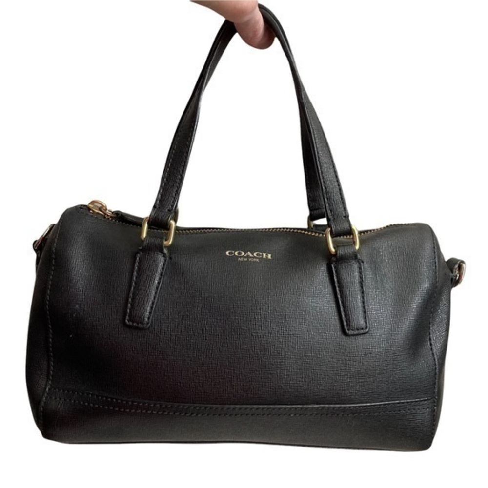 Coach black mini bennet bag